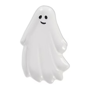 lot 3513 image: Way to Celebrate Halloween Ceramic Ghost Figural Treat Tray