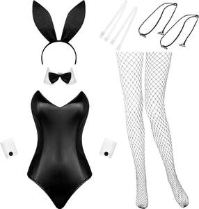 lot 3519 image: Geyoga 9 Pcs Bunny Costume Bodysuit Halloween Set