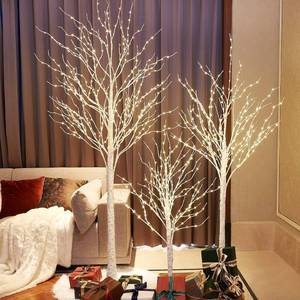 lot 3532 image: $166 Lightshare Lighted Birch Twig Tree with Fairy Lights 4-8FT Pack
