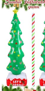 lot 3536 image: Christmas Tree Inflatable Limbo Game 60 Inch Inflatable