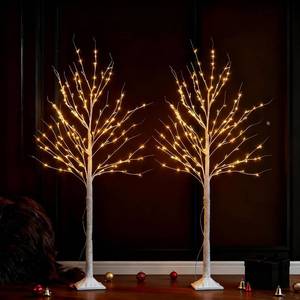 lot 3585 image: $65 Birch Tree Single Pack 6 ft Christmas Tree