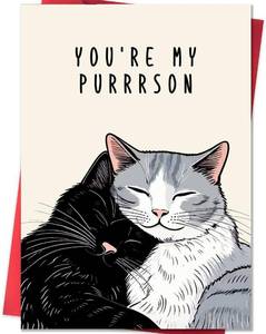 lot 66541 image: 8 inches x 5.3 inches Beixian Cute Cat Valentines Day Cards