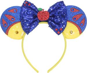 lot 69092 image: Adjustable Snow Costume for Girls Adult Women Princess Dress up 4-6 Accessories Kids Party Decorations Birthday Favors Princess Toys Mouse Ears Headband