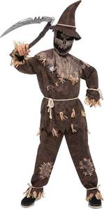 lot 69147 image: $49 Medium Spooktacular Creations Halloween Boys Scarecrow Costume, Kids Scary Scarecrow Dress-up for Role-Playing MED 8-10YR