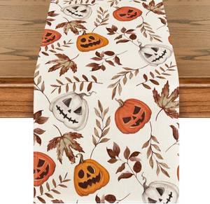 lot 69157 image: 13 x 72, Table Runner Artoid Mode 210 GSM Halloween Table Runner Home Party Decor 13x72 Inch