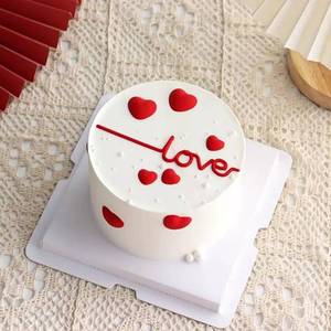 lot 69362 image: Small, Large 22 Pieces Small Resin Red Hearts Love Letter Cake Toppers Decor for Valentines Day Wedding Anniversary Party Cake Decorations