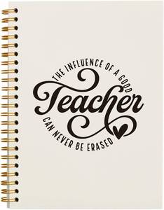 lot 69384 image: QUICQOD Inspirational Teacher Notebook, Teacher Appreciation Gift, 5.5x8.3