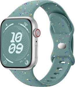 lot 69390 image: SNBLK Sport Band Compatible with Apple Watch Band 40mm 41mm 42mm 38mm 44mm 45mm 46mm 49mm Women Men, Soft Silicone Waterproof Replacement Strap for iWatch Bands Series 11 10 9 SE 3 ULTRA 8 7 6 5 4 2 1