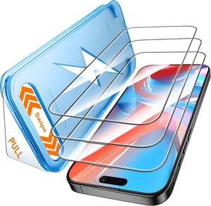 lot 69413 image: Mkeke for iPhone 16 Pro Screen Protector 3 Pack 9H Hardness
