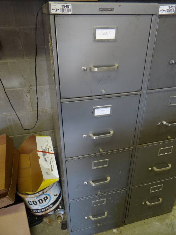 lot 19401 image: File cabinet w4 drawers.