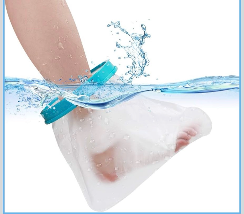 lot 658651 image: Waterproof Foot Cast Cover for Shower Adult - Retail $10