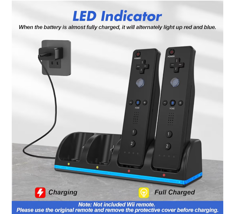 lot 658653 image: Wii remote dock - Retail $22