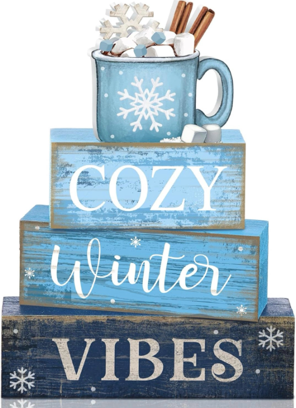 lot 658667 image: Winter Table Decoration  - Retail $15