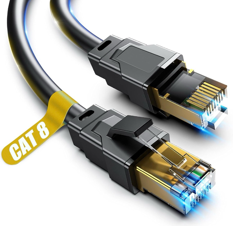 lot 658690 image: Cat 8 Ethernet Cable 1.5FT - Retail $5