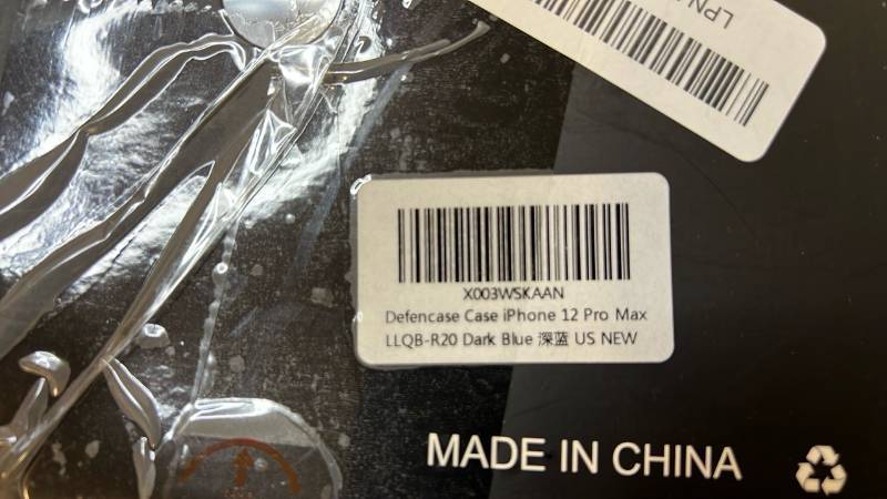 lot 168331 image: Defencase iPhone 12 Pro Max Leather Wallet Case - Retail $25