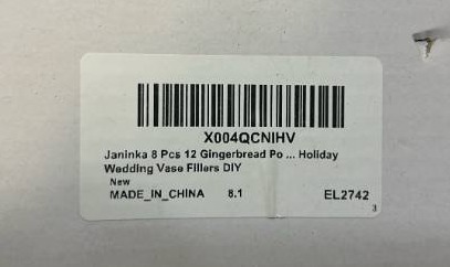 lot 168348 image: Janinka Holiday Holly Picks - 8 Piece Set - Retail $12