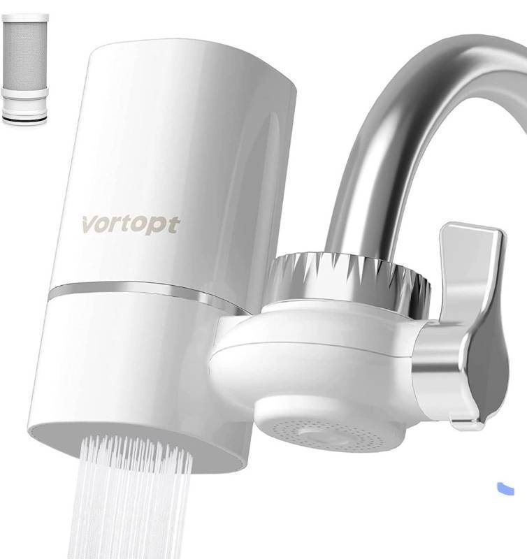 lot 69330 image: Vortopt 5-Stage Faucet Water Filter System - Retail $25