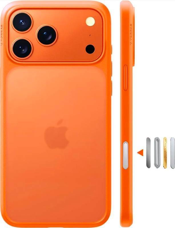 lot 69360 image: Orange Frosted iPhone 1213 Pro Case - Retail $15