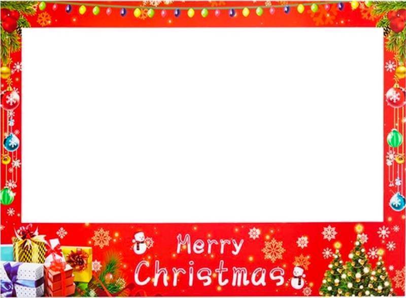 lot 69386 image: Christmas Selfie Frame Photo Prop - Retail $12