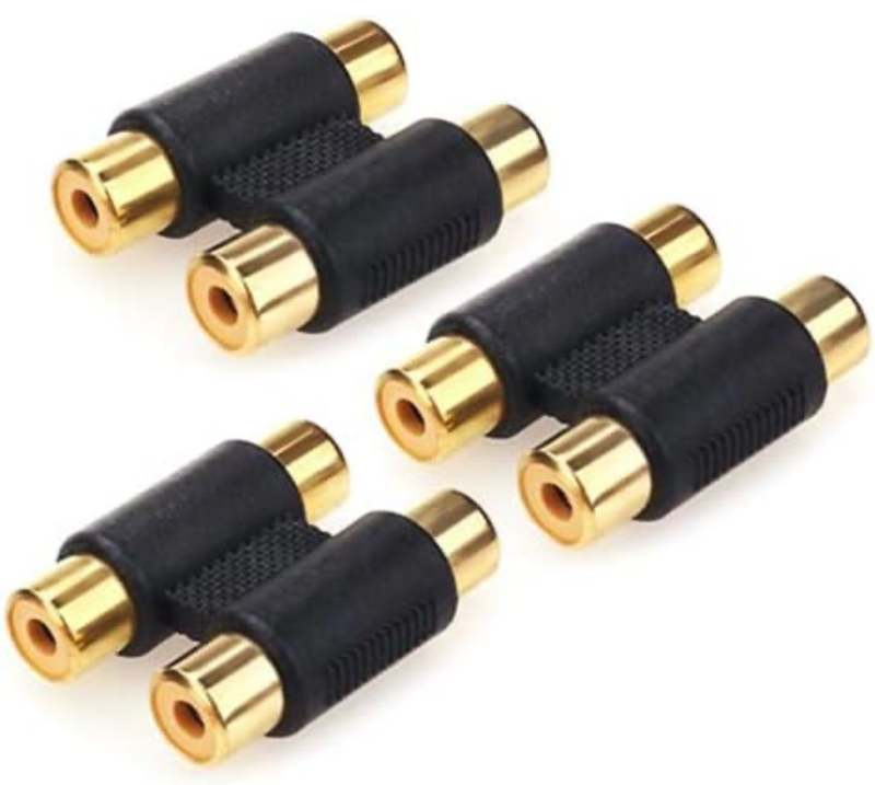 lot 69934 image: RCA Female to RCA Female Interconnect Coupler Adapter - Retail $7