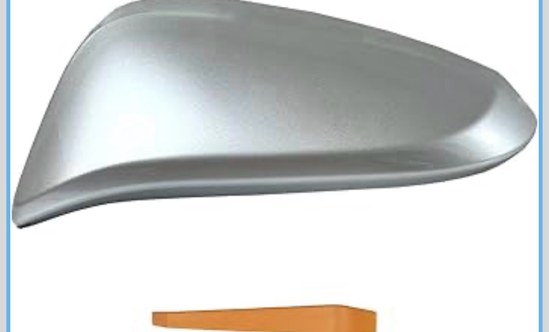 lot 69966 image: Left Driver Side Mirror Cover Cap Silver - Retail $27