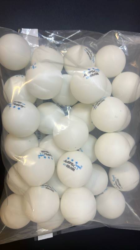 lot 70174 image: Three-Star Table Tennis Balls Beer Pong - Bulk Pack - Retail $15