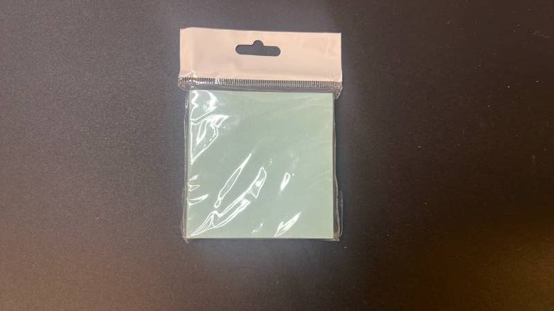 lot 70207 image: Office Notes Sticky Pad Set - Blue Print Design - Retail $3