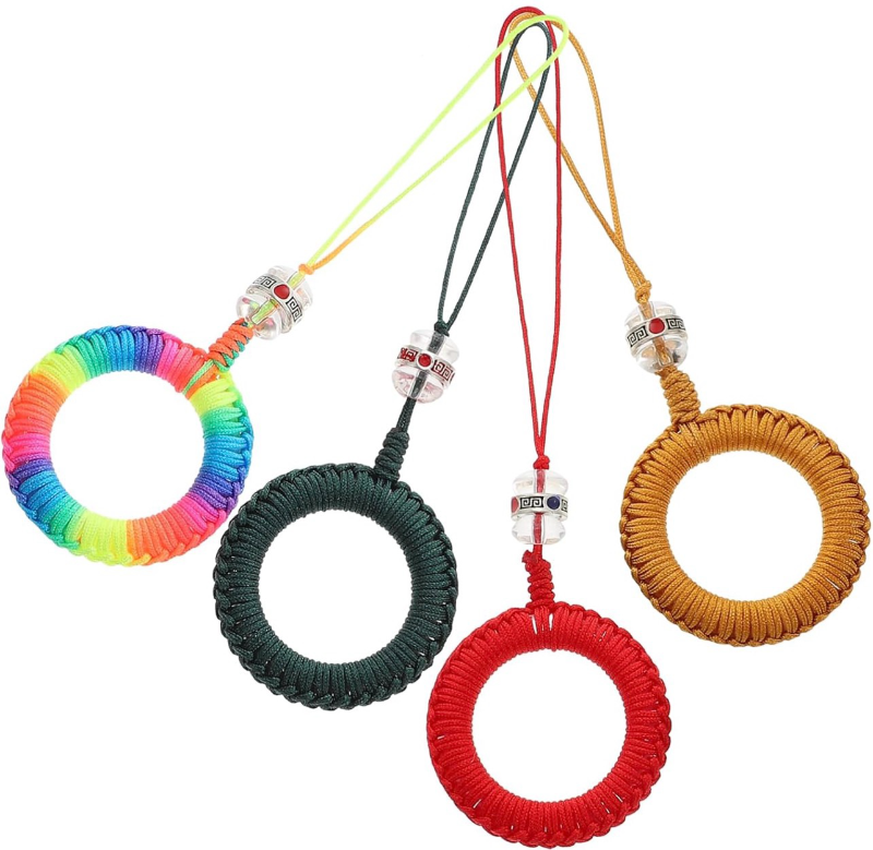 lot 70208 image: Angoily 3Pcs Hand-woven Nylon Lanyards - Retail $13