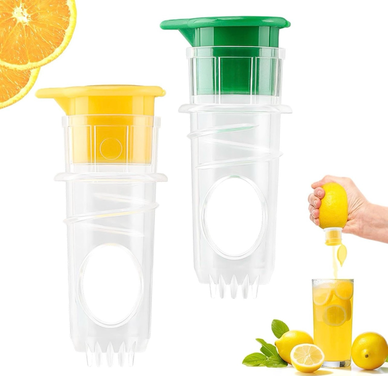 lot 70210 image: 2pcs Lemon Juicer Squeezer - Retail $8