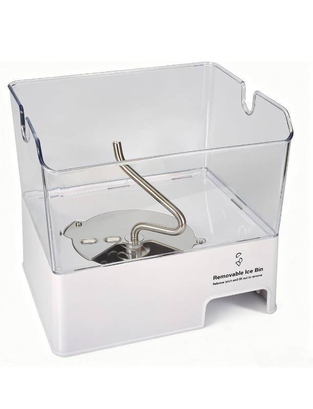 lot 70614 image: Whirlpool Compatible Ice Maker Bin Assembly - Retail $75