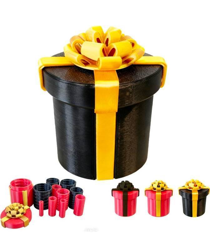 lot 70634 image: Annoying Gift Box with Screws,Prank Gifts,Puzzle Gift Box,Prank Gifts for Adults,Money Puzzle,Annoying Nested Screw Gift box,Reusable Perfect Money Puzzles for Birthday Christmas White Elephant Party - Retail $16