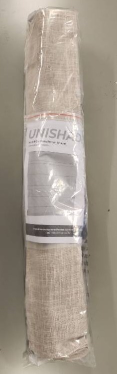 lot 69485 image: Unishades Cordless Roman Shades 24in - Retail $25