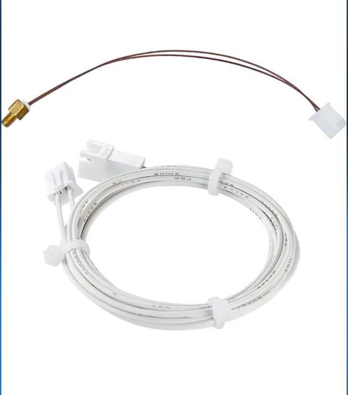 lot 69693 image: 60mm White Temperature Sensor Wire Harness - Retail $10