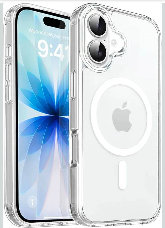 lot 69713 image: Clear MagSafe Compatible iPhone 17 Case - Retail $12