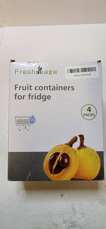 lot 69767 image: Freshimage Fruit Storage Container Set - Retail $20