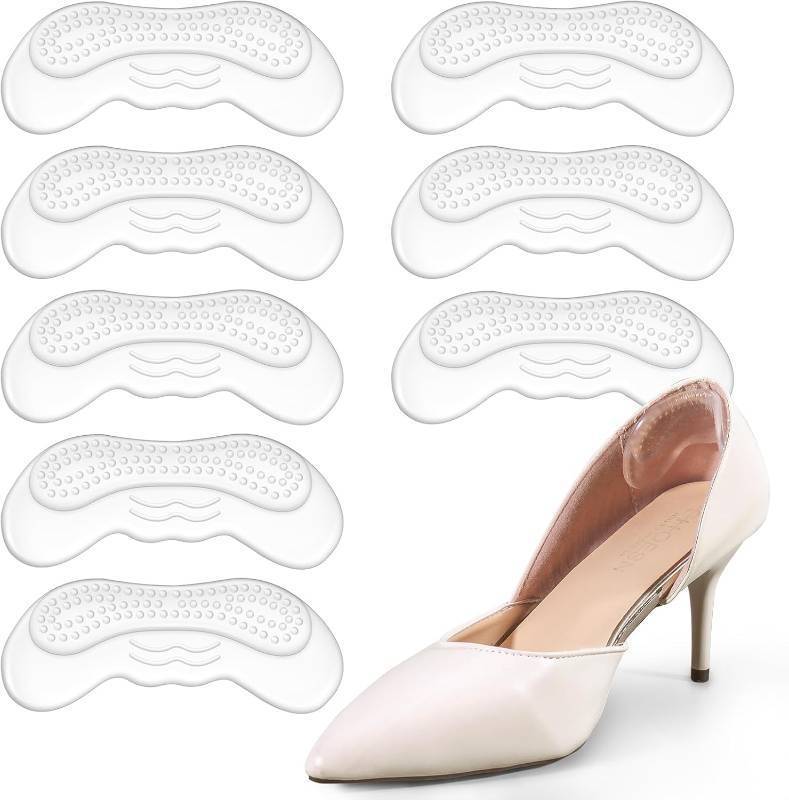 lot 22444 image: Heel Pads for Shoes that are Too Big Heel Protectors for Loose Shoes - Stop Heel Pain - Heel Blisters(4 Pairs)