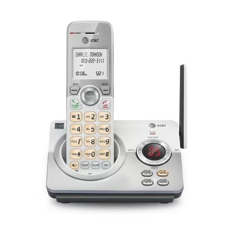 lot 2557 image: AT&T EL52119 1 Handset Cordless Answering System with Call Blocking