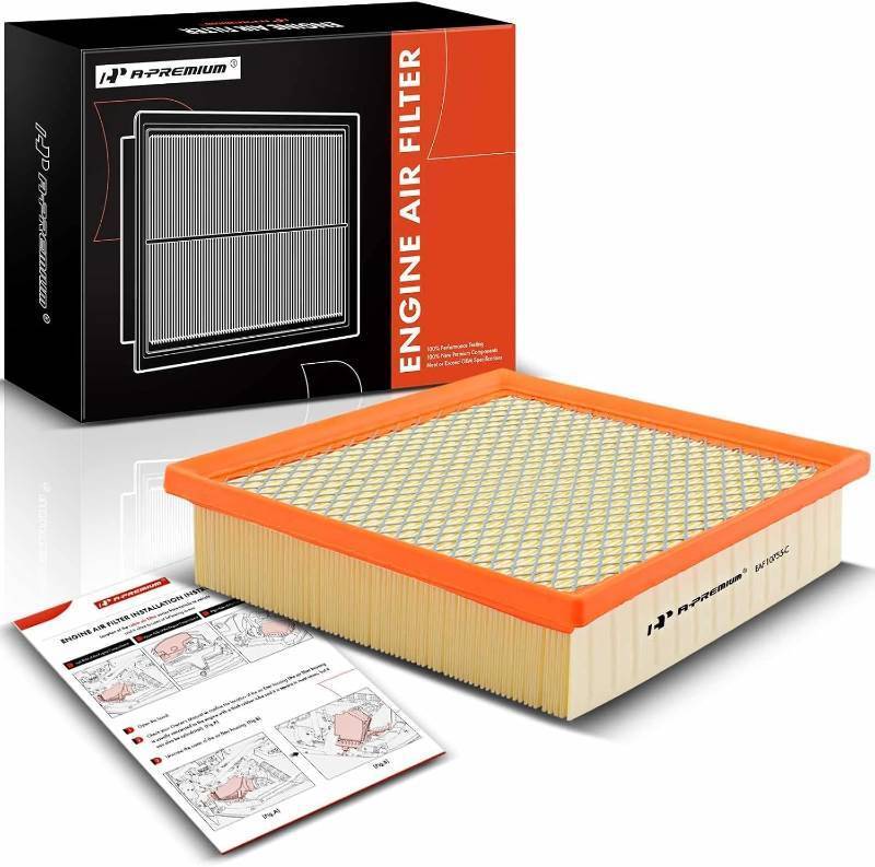 lot 22631 image: A-Premium Engine Air Filter Compatible with Toyota, Dodge, Jeep & Lexus Models - Camry, Highlander, Avalon, Sienna, Durango, Grand Cherokee, ES350, NX300, RX350 - Replace# 17801-0P050