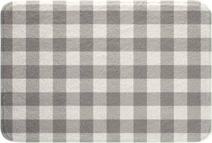 lot 48660 image: Erosebridal Grey Plaid Bathroom Rugs 16x 24 White Grey Checkerboard Bath Mat for Boys Teens Men Fahion Buffalo Plaid Doormats Floor Mats Geometric Gingham Non Slip Bath Rug Modern Room Decor