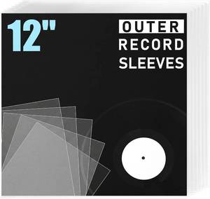 lot 48681 image: Vinyl Record Inner Sleeves,50Pack 12 Protective Sleeves