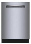 Bosch - Benchmark Series 24" Top Control Smart Built-In Stainless Steel Tub Dishwasher with 3rd Rack, 38 dBA - Stainless Steel - Retail: $2,000