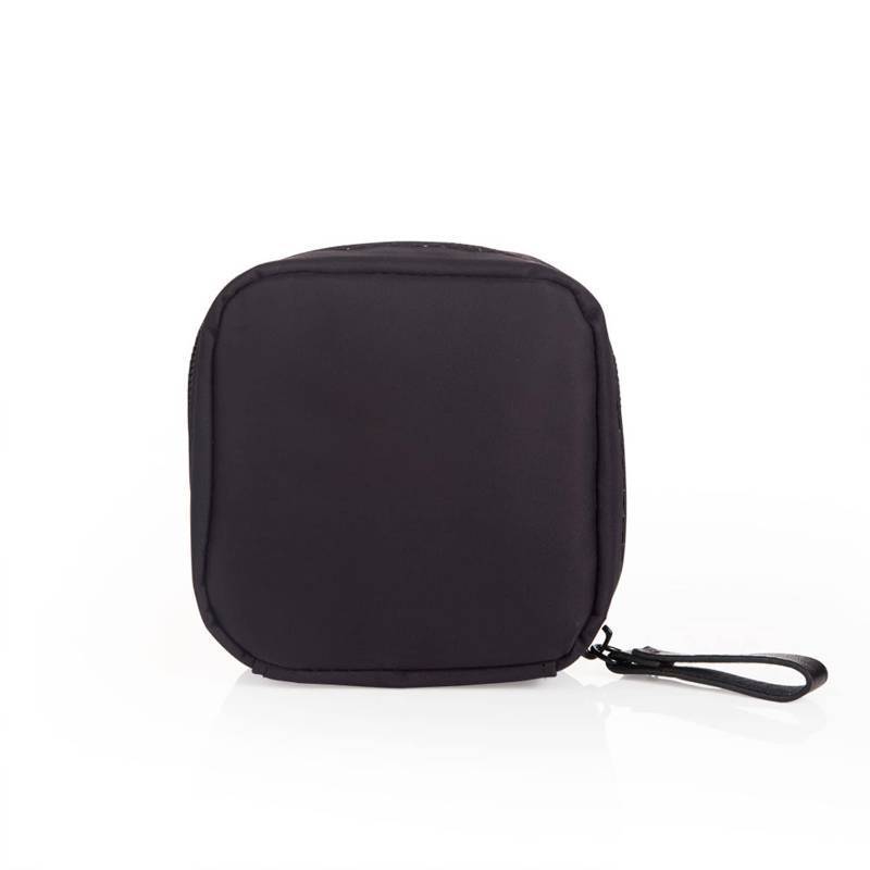 lot 51345 image: Mini Cosmetic Bag, Travel Makeup Pouch, Portable Waterproof Cosmetic Pouch for Girls Women, Mini (Mini All Black)