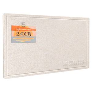 lot 29113 image: Felt Bulletin Board 24x18 inches, Decorative Pin Board for Home & Office - Retail $18