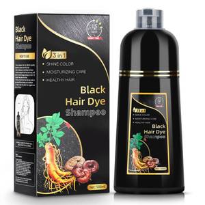 lot 29124 image: Hair Color Shampoo, Black Hair Dye, 500ml. - Retail $22