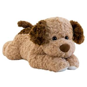 lot 29125 image: Dog Plush Dog Toy 18 Inch, 2.6 lbs, Brown Weighted Stuffed Animal Puppy - Retail $27