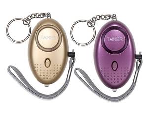 lot 29135 image: Personal Alarm for Women, 2Pcs 140dB Self Defense Keychain LED Light - Retail $10