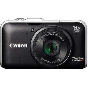 Canon PowerShot SX230 HS 12.1 MP CMOS Digital Camera with 14x Image Stabilized Zoom 28mm Wide-Angle Lens and 1080p Full-HD Video. Original MSRP $350. MISSING BATTERY. - Retail: $260