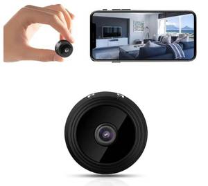lot 29154 image: Mini Hidden Cameras, HD WiFi Security Camera for Baby Pet Nanny Surveillance, Spy Cam for Home Indoor Outdoor Monitoring Remote Viewing  - Retail $10