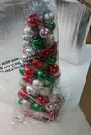 Christmas Tree with Tinsel and Ornaments. 18 inch. - Retail: $70