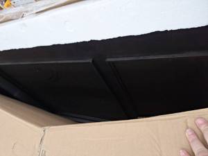 lot 21233 image: Ashley King Headboard, Dark Brown
